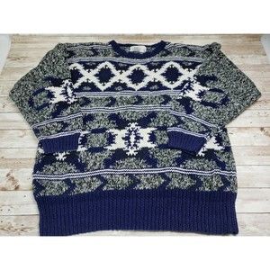 jennifer reed hand knitted  Women's Sweater Sm ramie Cotton hand-knitted 3/4 sle